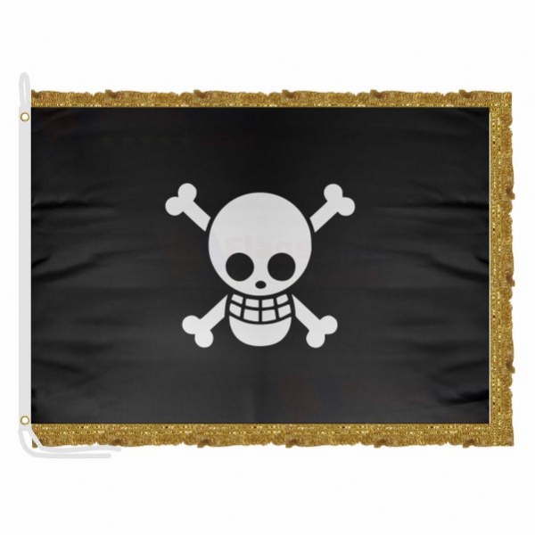 One Piece Jolly Roger Satin Office Flag