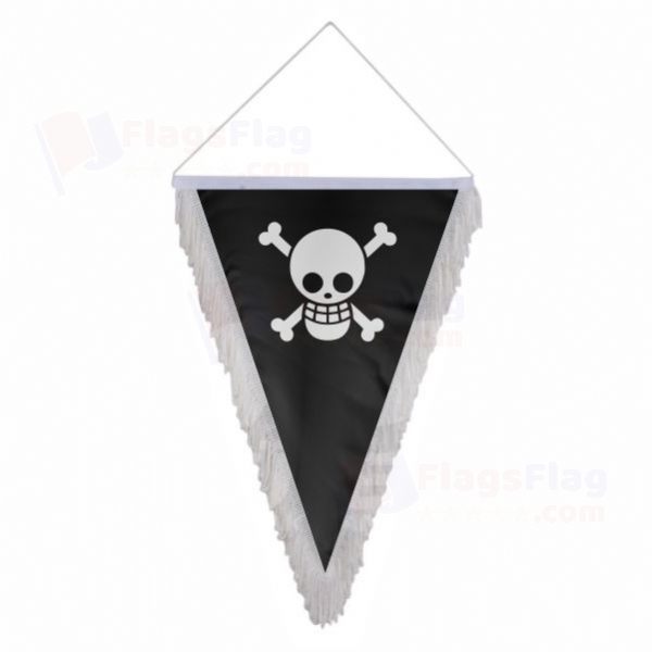 One Piece Jolly Roger Triangle Fringed Streamers