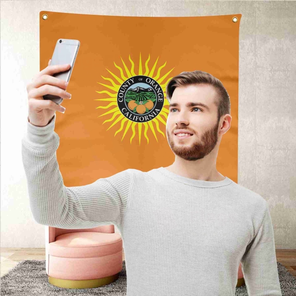 Orange County California Background Selfie Shooting Landscapes