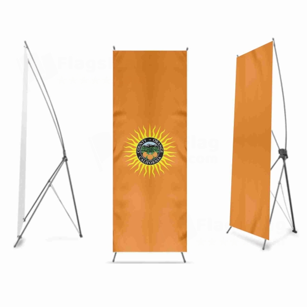Orange County California Digital Print X Banner