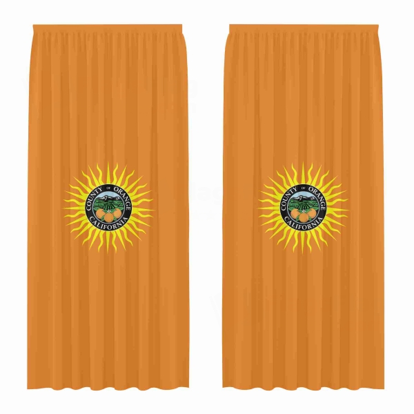 Orange County California Digital Printed Curtains