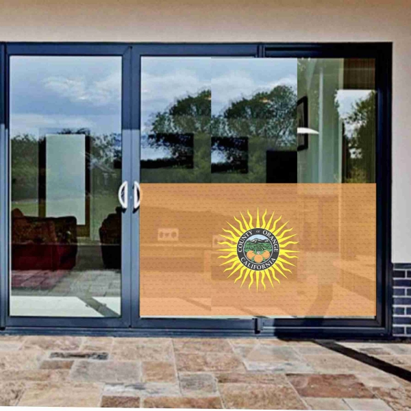 Orange County California Glass Film Orange County California One Way Vision Printing