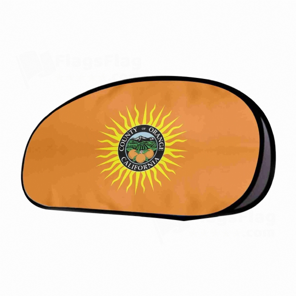 Orange County California Horizontal Fabric Banner Display Stands