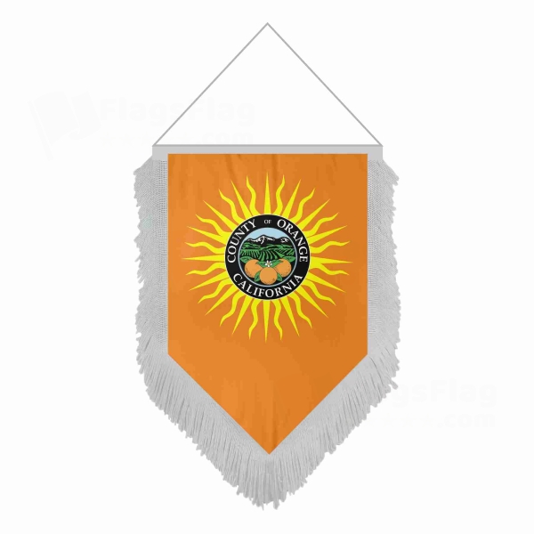 Orange County California Pentagonal Flags
