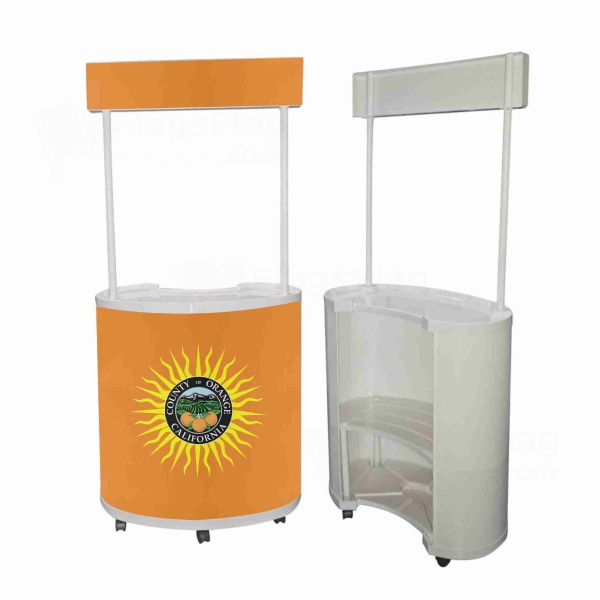 Orange County California Round Display Stand