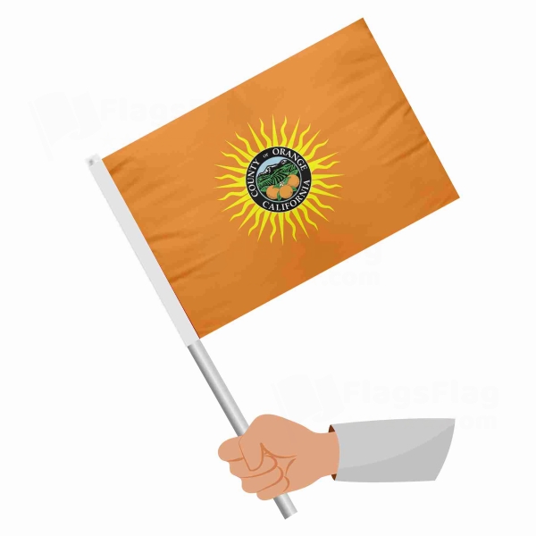Orange County California Stick Flag