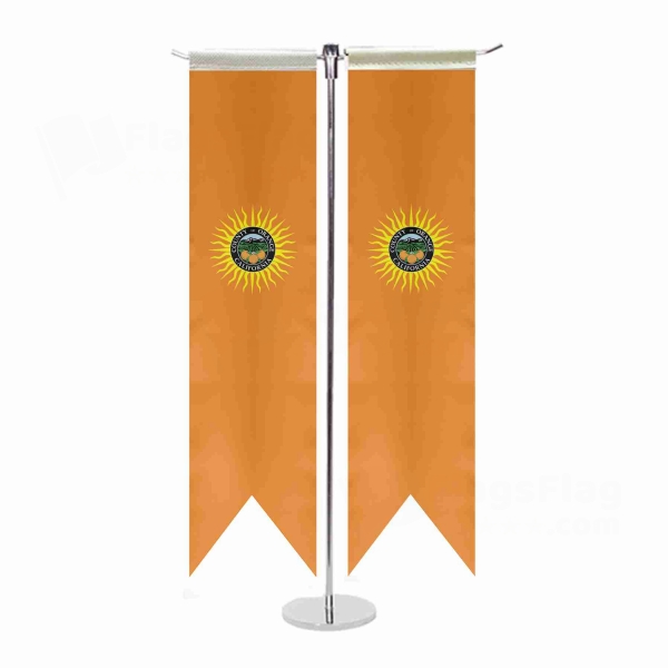 Orange County California T Table Flags