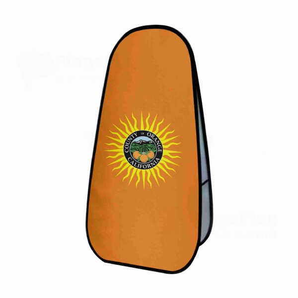 Orange County California Vertical Cloth Banner Display Stands