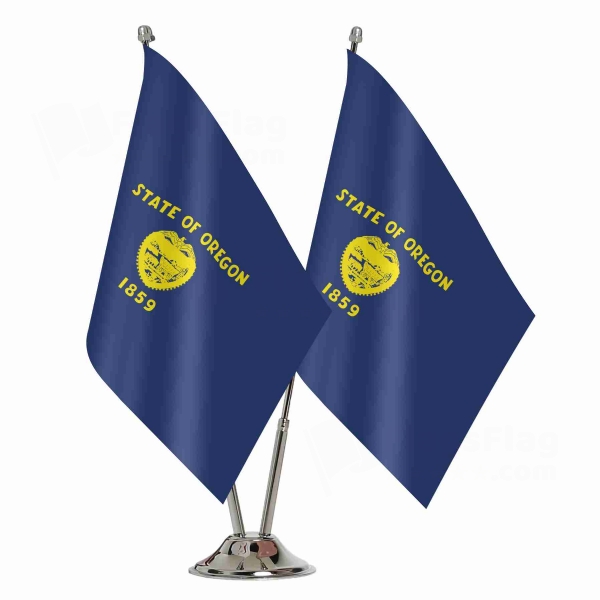 Oregon Binary Table Flag