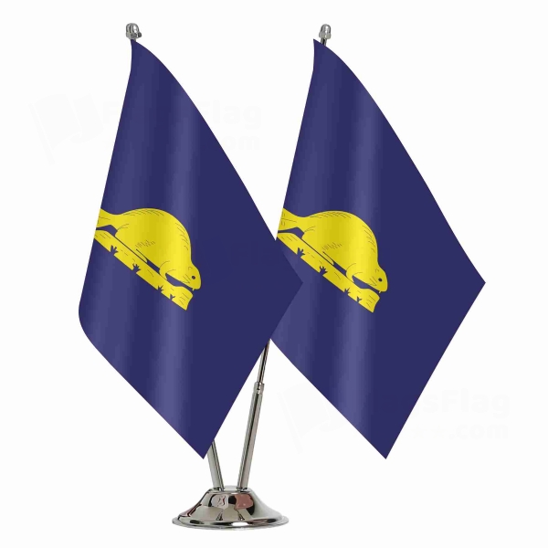 Oregon Reverse 2 Table Flags