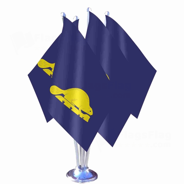 Oregon Reverse Quadruple Table Flag