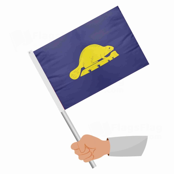 Oregon Reverse Stick Flag