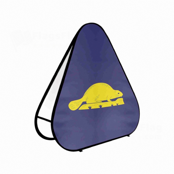Oregon Reverse Triangle Fabric Banner Display Stands