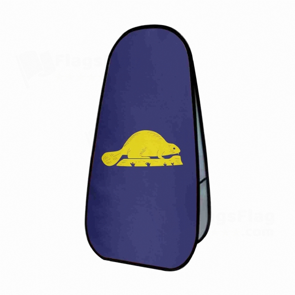Oregon Reverse Vertical Cloth Banner Display Stands