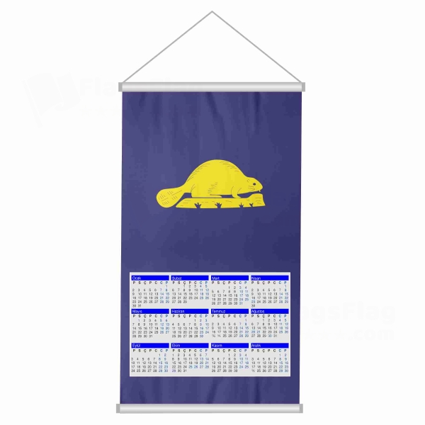 Oregon Reverse Woven Fabric Digital Printing Calendar