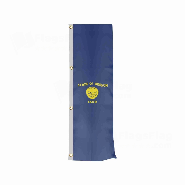 Oregon Vertically Raised Flags