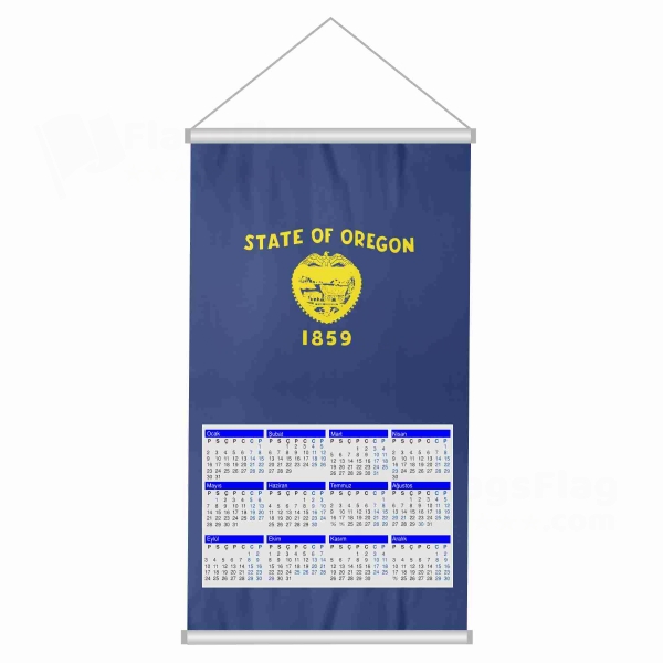 Oregon Woven Fabric Digital Printing Calendar