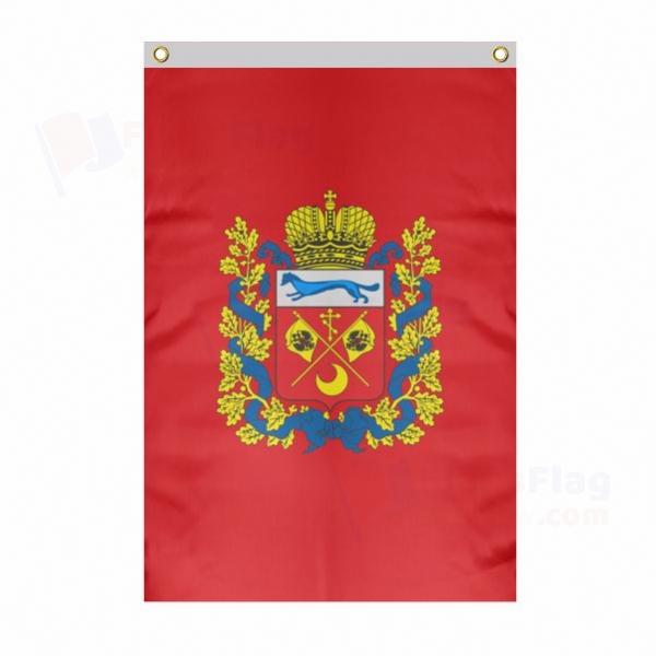 Orenburg Oblast Large Size Flag Hanging on Building
