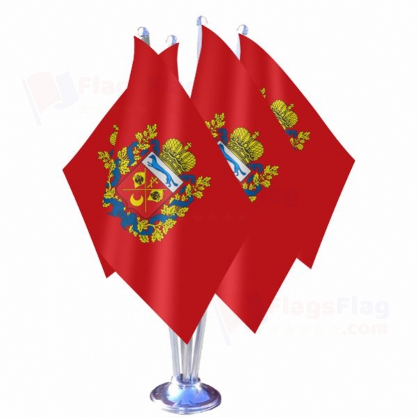 Orenburg Oblast Quadruple Table Flag