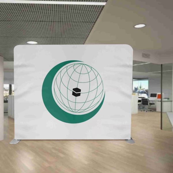 Organisation Of Islamic Cooperation Background Stand Printing