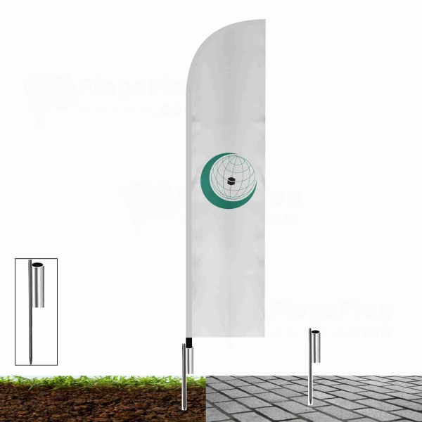 Organisation Of Islamic Cooperation Beach Flags Organisation Of Islamic Cooperation Sailing Flags
