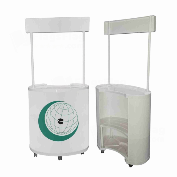 Organisation Of Islamic Cooperation Round Display Stand