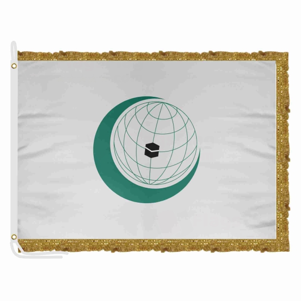Organisation Of Islamic Cooperation Satin Office Flag