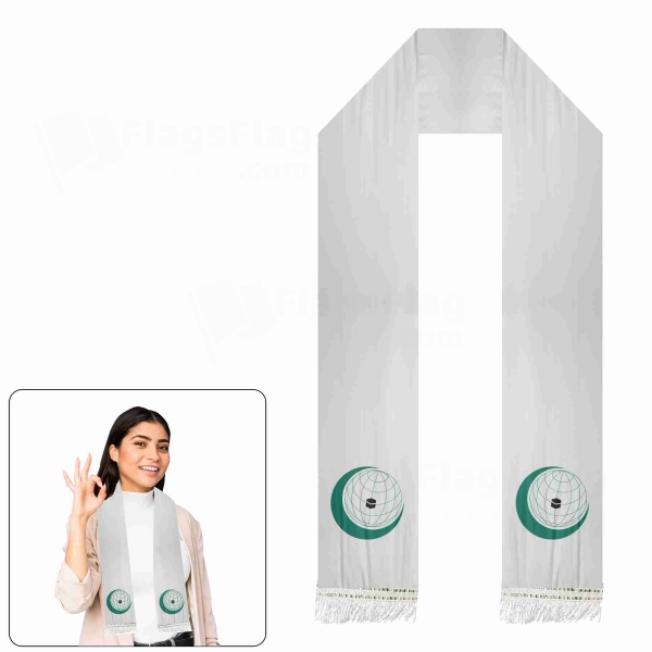 Organisation Of Islamic Cooperation Scarf Digital Printing
