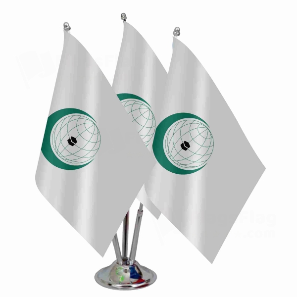 Organisation Of Islamic Cooperation Triple Table Flag