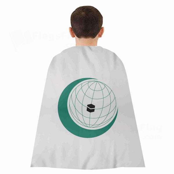 Organisation Of Islamic Cooperation Woven Fabric Cloak Digital Printing