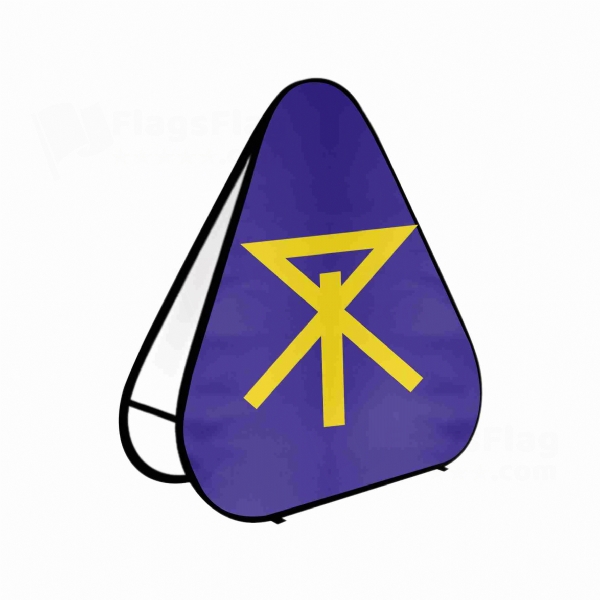 Osaka Triangle Fabric Banner Display Stands