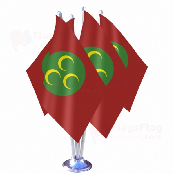 Ottoman Empire 1517 1793 Quadruple Table Flag