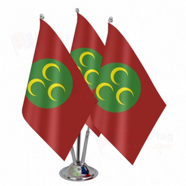 Ottoman Empire 1517 1793 Triple Table Flag
