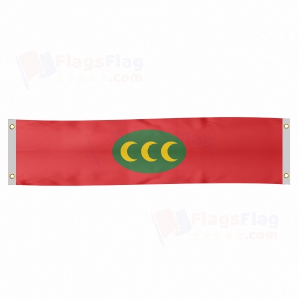 Ottoman Empire Horizontal 3 Crescent Version Poster Banner