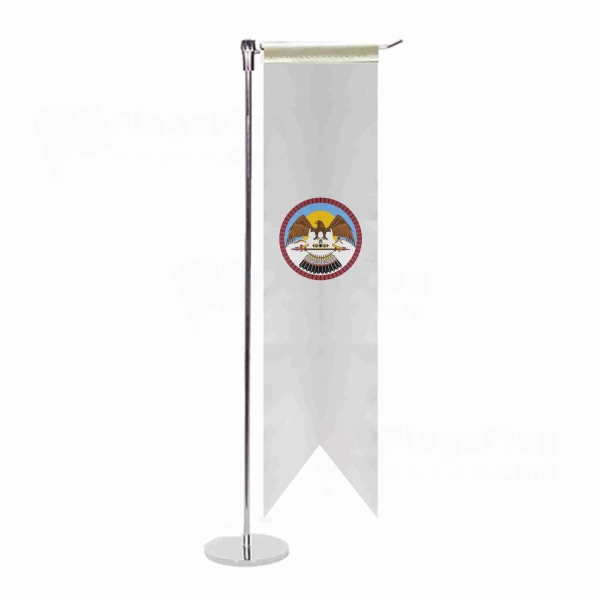 Ouray Reservation L Table Flag
