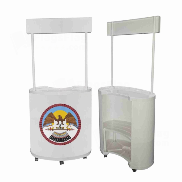 Ouray Reservation Round Display Stand