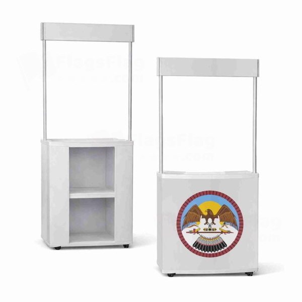 Ouray Reservation Square Promotion Stand
