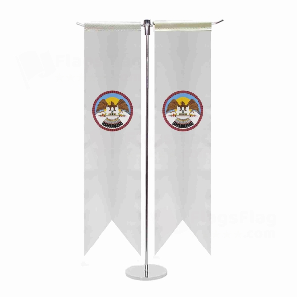 Ouray Reservation T Table Flags