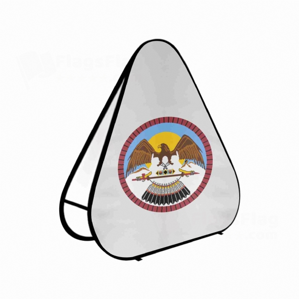 Ouray Reservation Triangle Fabric Banner Display Stands
