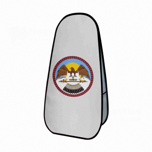 Ouray Reservation Vertical Cloth Banner Display Stands