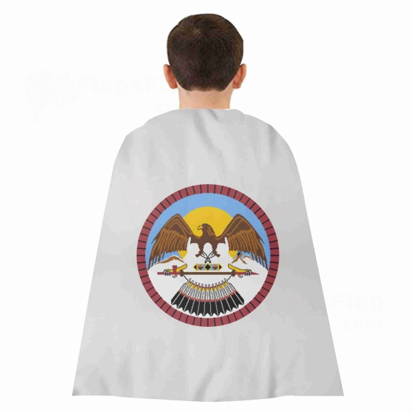 Ouray Reservation Woven Fabric Cloak Digital Printing