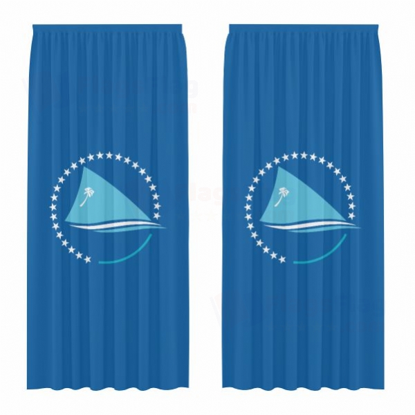 Pacific Community Digital Printed Curtains