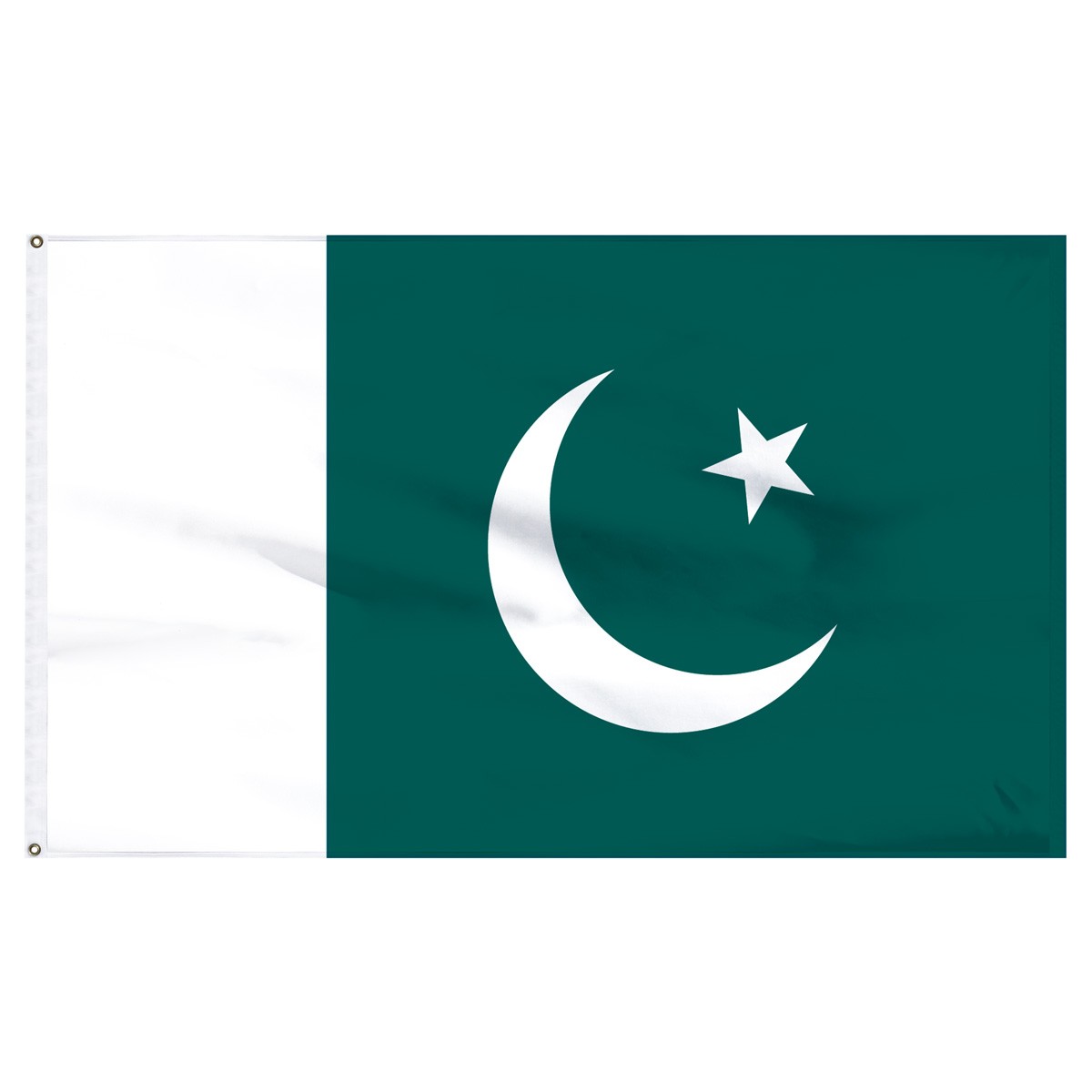 Pakistan Fringed Presentation Flags