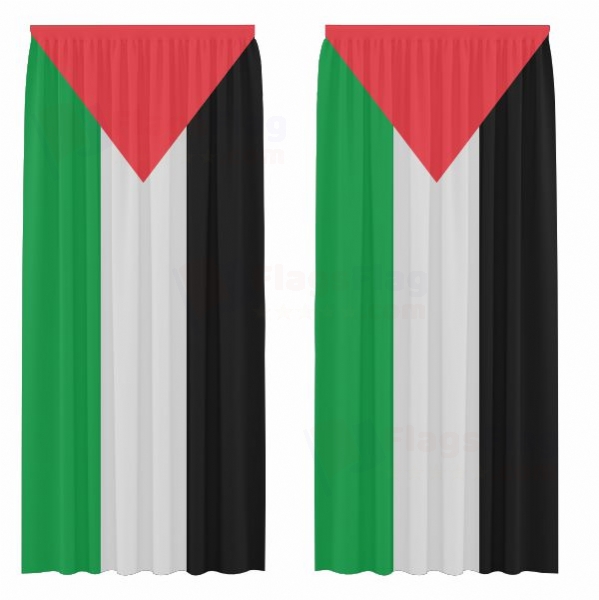 Palestine Digital Printed Curtains
