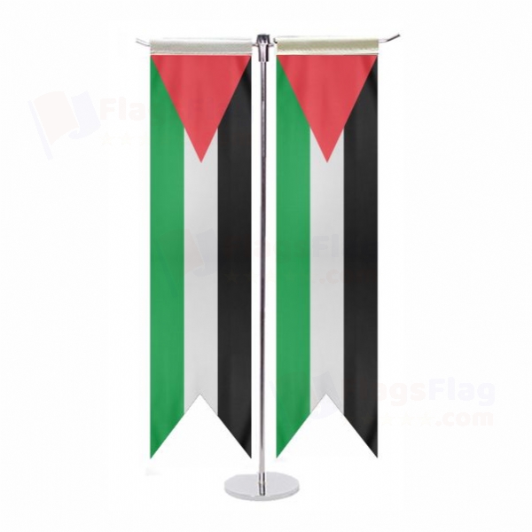 Palestine T Table Flags