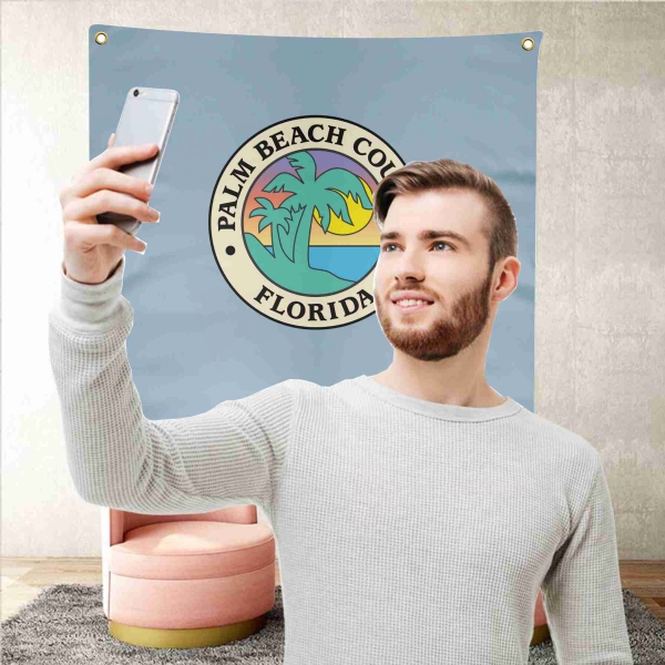 Palm Beach Count Florida Background Selfie Shooting Landscapes