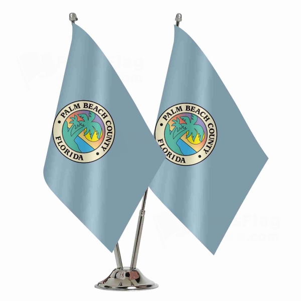 Palm Beach Count Florida Binary Table Flag