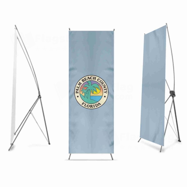 Palm Beach Count Florida Digital Print X Banner