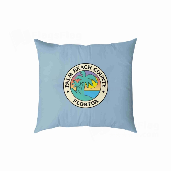 Palm Beach Count Florida Digital Printed Pillow Cover