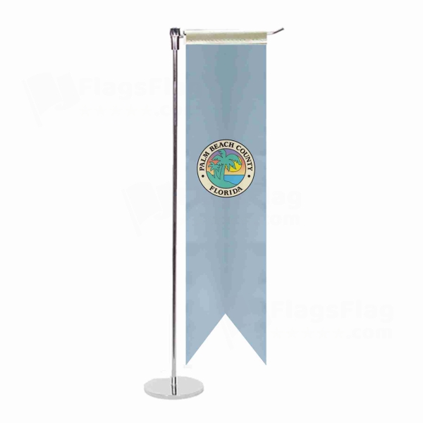 Palm Beach Count Florida L Table Flag